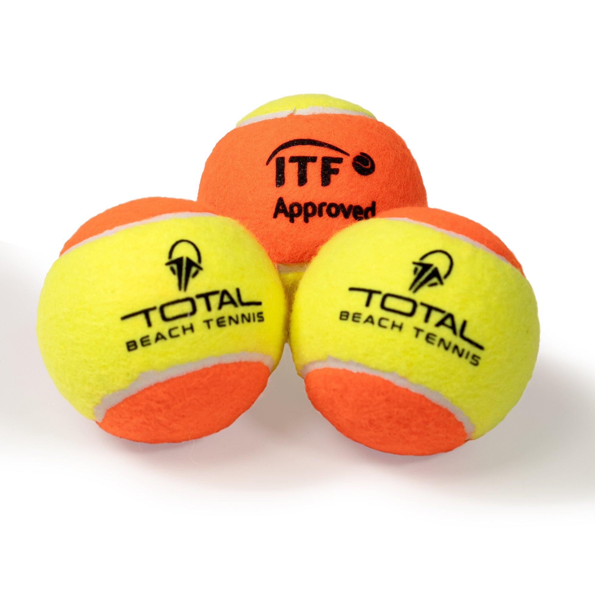 Bola para Beach Tennis TBT ITF Approved - 3 Unidades - Total Beach Tennis