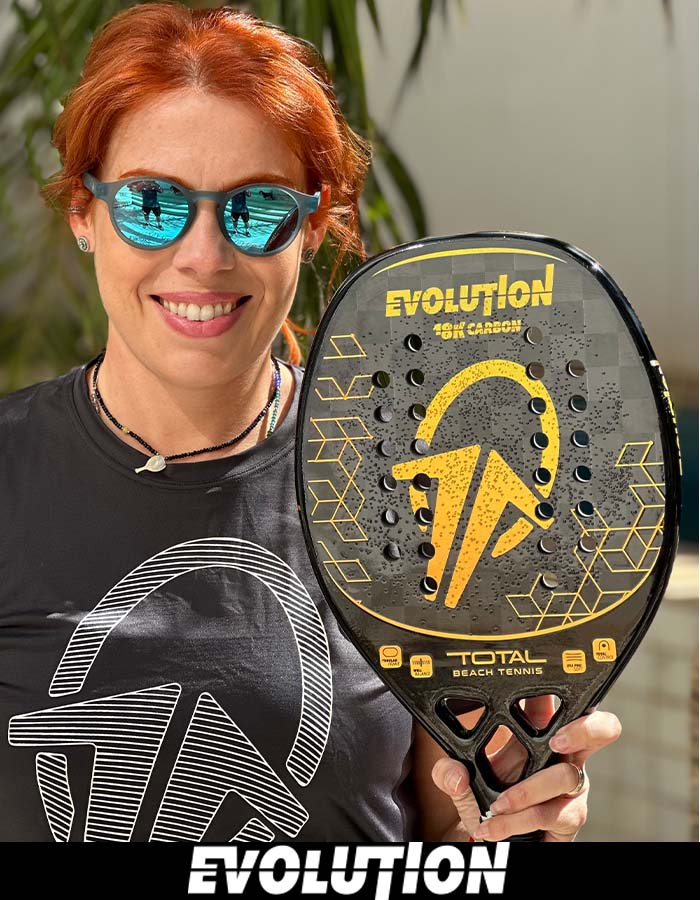 Raquete Beach Tennis Total Evolution 18k