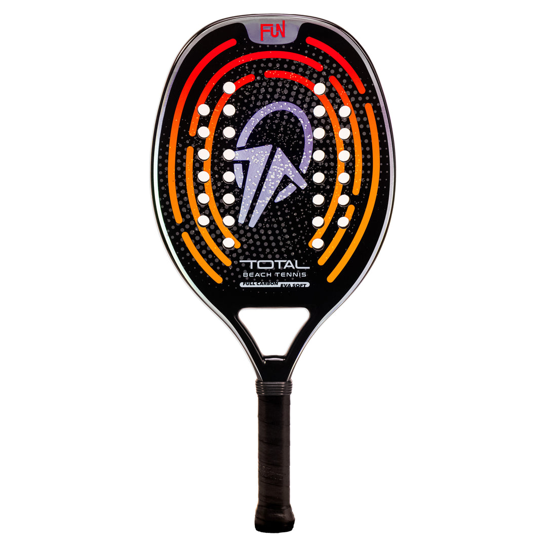 Raquete de Beach Tennis Carbono Total Fun 2025 + Capa