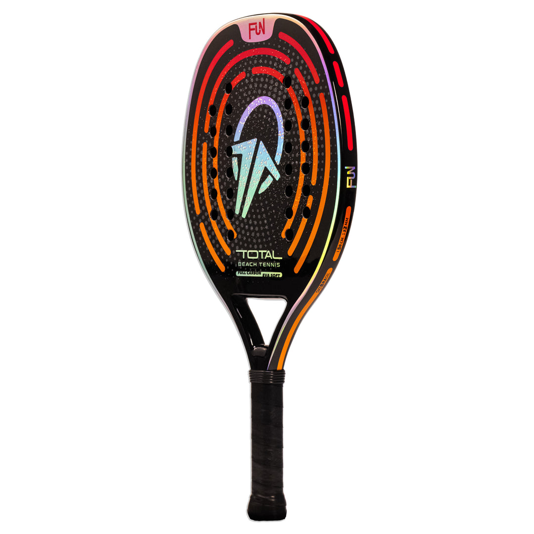 Raquete de Beach Tennis Carbono Total Fun 2025 + Capa