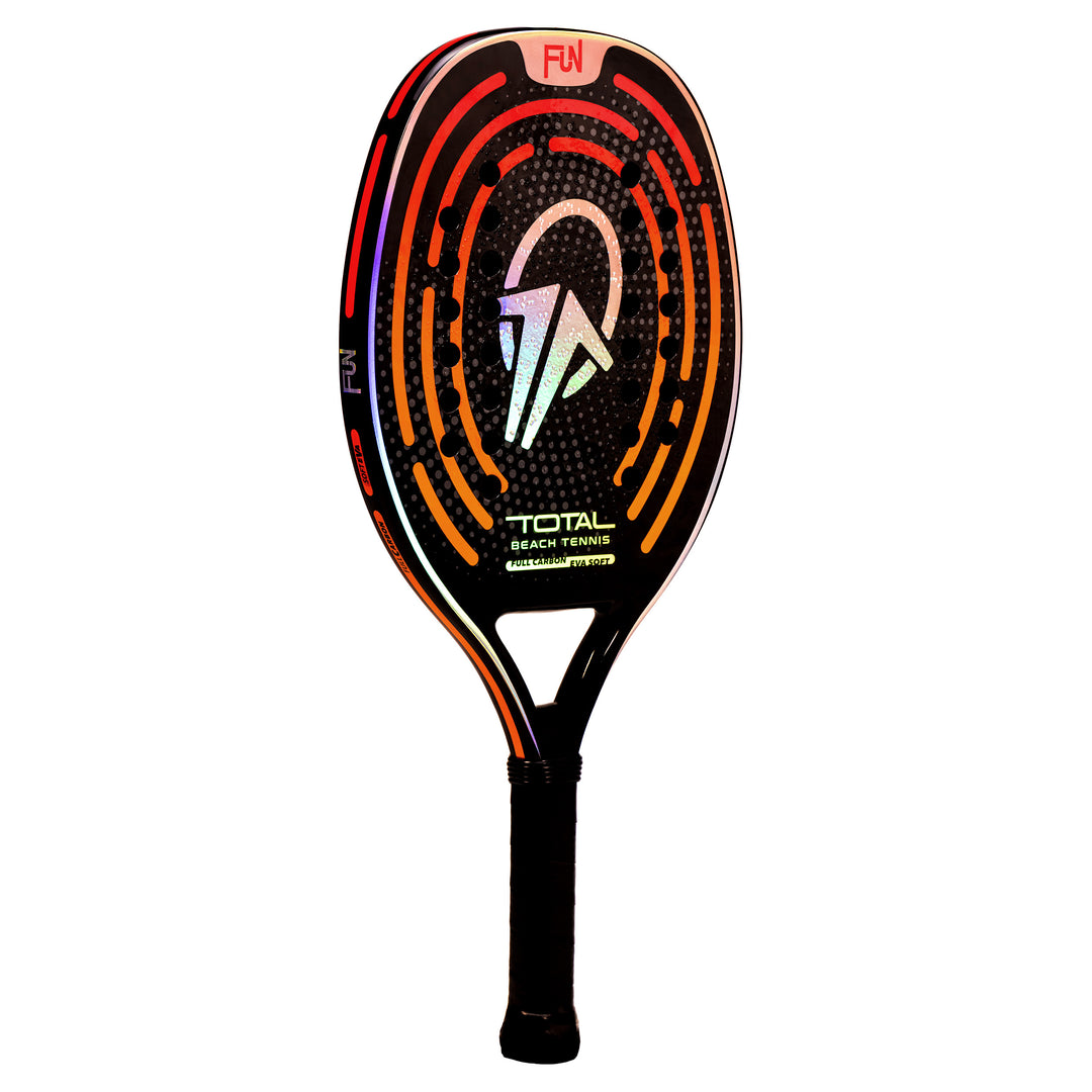 Raquete de Beach Tennis Carbono Total Fun 2025 + Capa