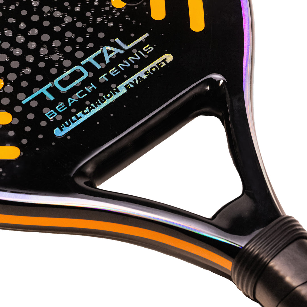 Raquete de Beach Tennis Carbono Total Fun 2025 + Capa