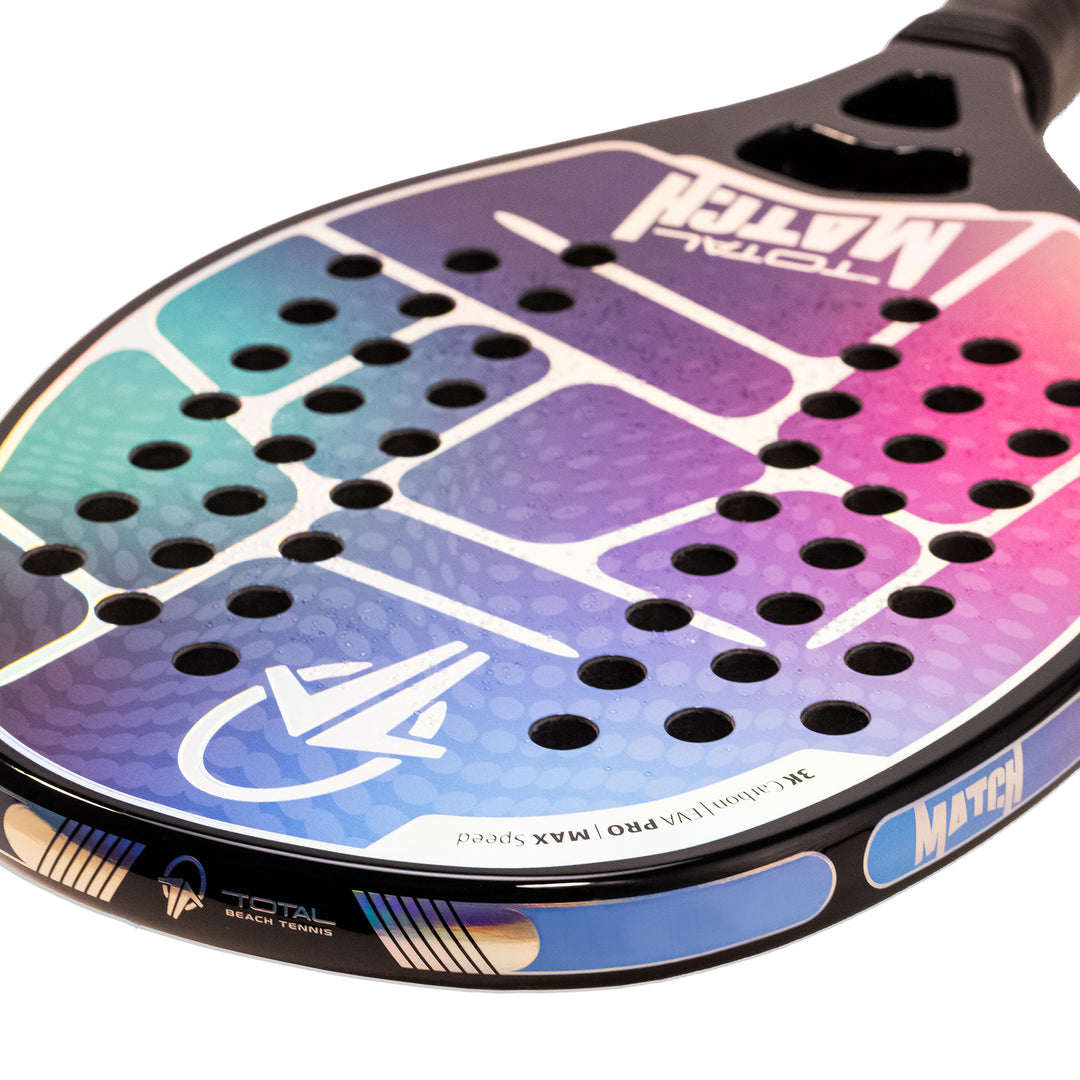 Raquete Beach Tennis Carbono 3k Total Match 2025 + Capa